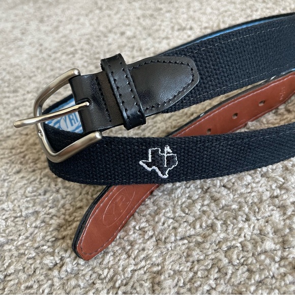YRI Texas Golf Silver Buckle Belt - Picture 1 of 7